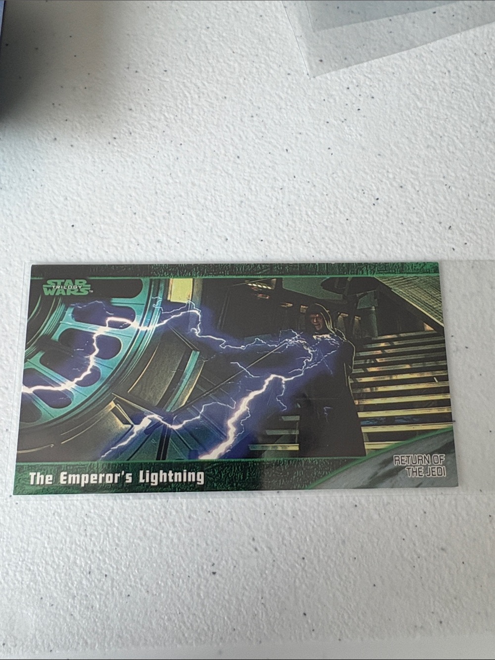 Topps Star Wars Wide Vision The Emperor's Lightning Card